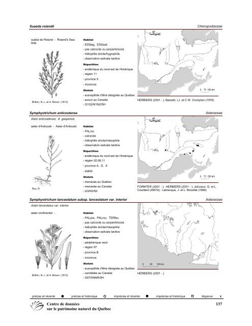 2008 (pdf) - Centre de données sur le patrimoine naturel du Québec ...