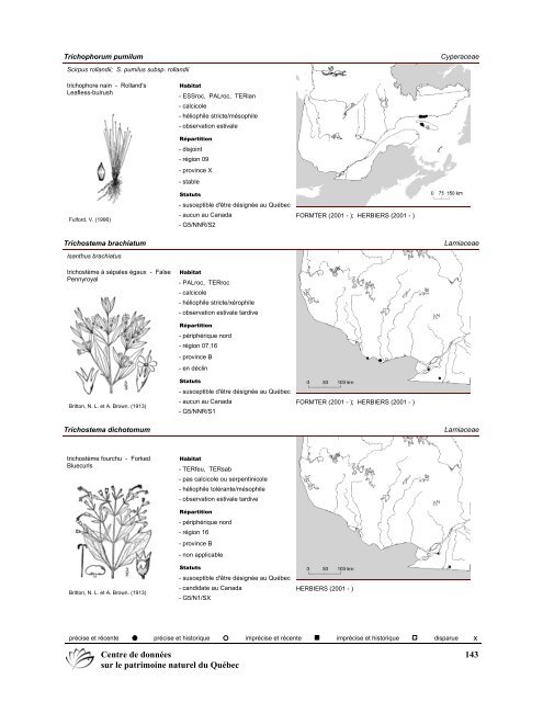 2008 (pdf) - Centre de données sur le patrimoine naturel du Québec ...