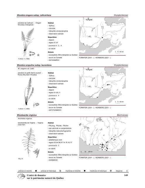 2008 (pdf) - Centre de données sur le patrimoine naturel du Québec ...