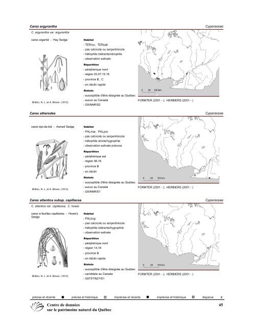 2008 (pdf) - Centre de données sur le patrimoine naturel du Québec ...