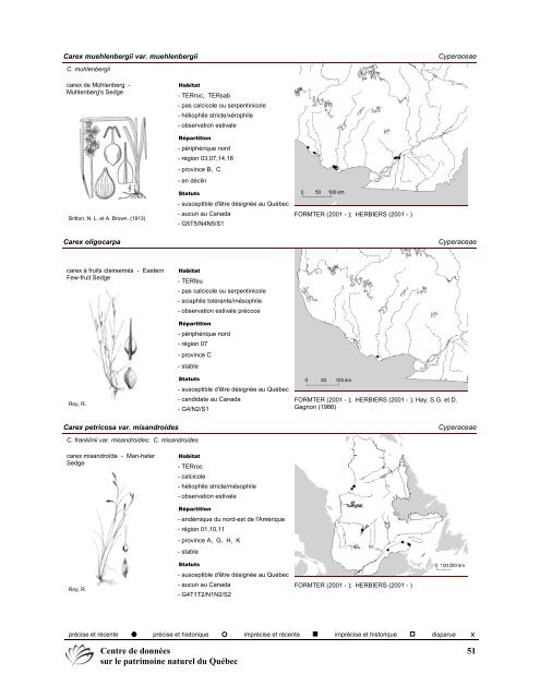 2008 (pdf) - Centre de données sur le patrimoine naturel du Québec ...