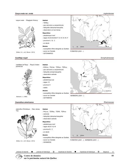 2008 (pdf) - Centre de données sur le patrimoine naturel du Québec ...