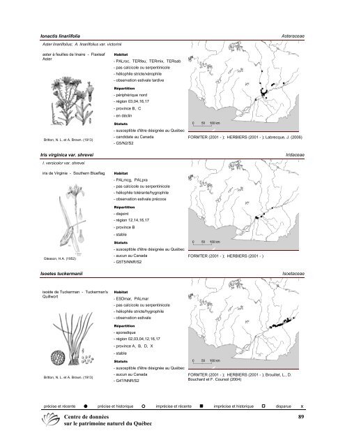 2008 (pdf) - Centre de données sur le patrimoine naturel du Québec ...