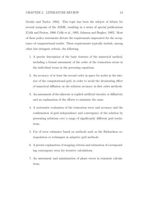 Quality Criteria for Large Eddy Simulation - Turbulence Mechanics ...