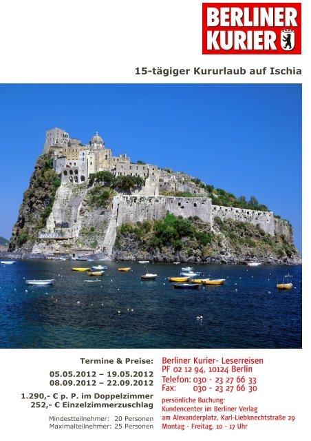 15-tägiger Kururlaub auf Ischia - Leserreisen