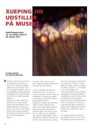 XUEPING JIN UDSTILLER PÅ MUSEET - Museum Ovartaci