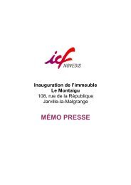 MÉMO PRESSE - ICF Habitat