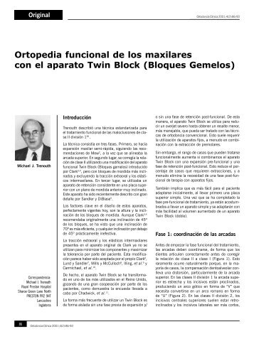 Ortopedia funcional de los maxilares con el aparato Twin Block ...