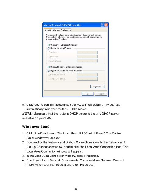 MODEM ROUTER USER MANUAL - Warranty Life