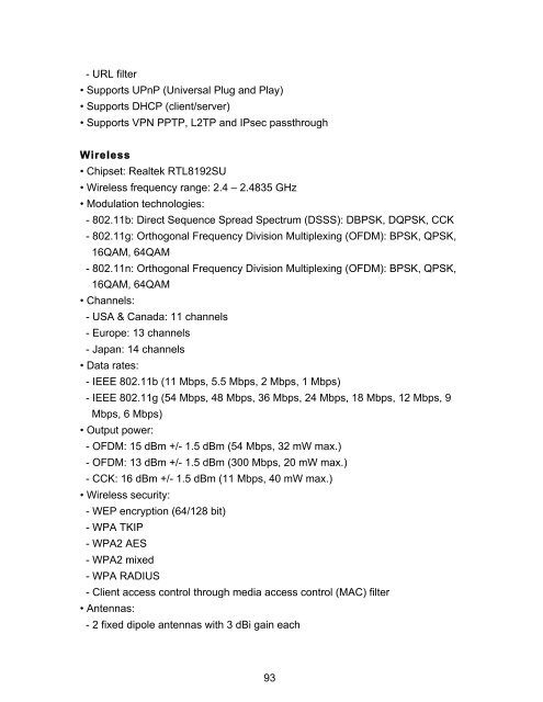 MODEM ROUTER USER MANUAL - Warranty Life