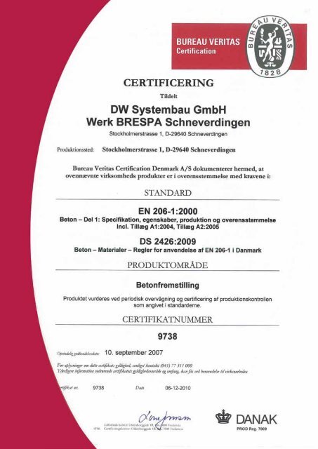 BRESPA® spændbetonhuldæk - DW Systembau GmbH