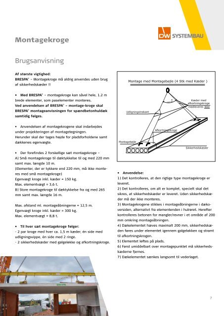 BRESPA® spændbetonhuldæk - DW Systembau GmbH