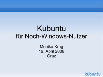 Kubuntu - Die Grazer Linux Tage