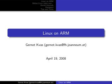 Linux on ARM