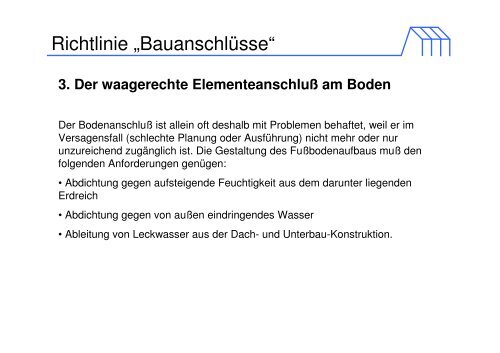 Richtlinie „Bauanschlüsse“ - Bundesverband Wintergarten eV