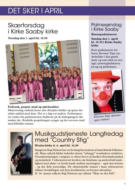 FRA KIRKEN - Kirke Saaby Kisserup pastorat