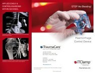 iTClamp™ Haemorrhage Control Device Flyer - Bound Tree Medical