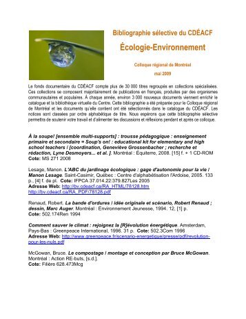 Consulter la version PDF (63 Ko ; 6 p.) - Bibliothèque virtuelle ...