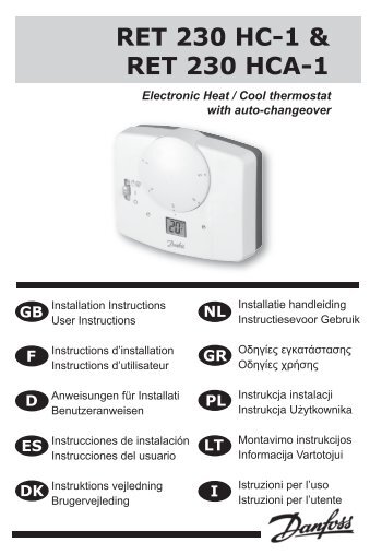 Instructions - Danfoss.com