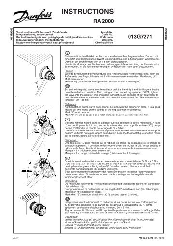 INSTRUCTIONS - Danfoss.com