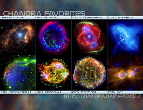 Eta Carinae 2000 - E0102-72.3 2001 - Chandra X-ray Observatory