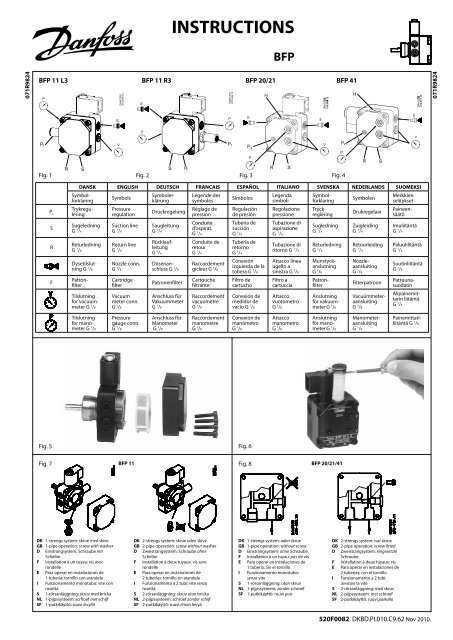 instructions bfp - Danfoss.com