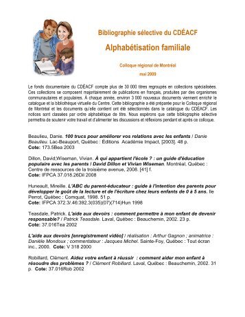 Consulter la version PDF (1 Mo ; 11 p.) - Bibliothèque virtuelle ...