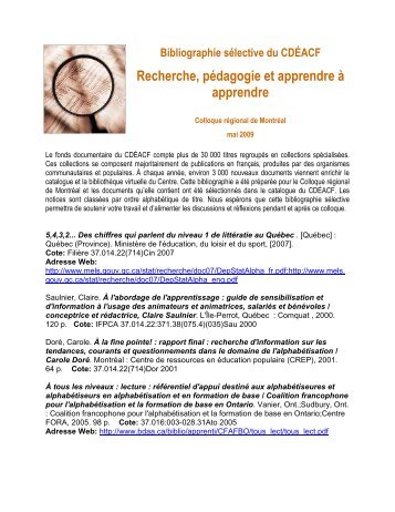 Consulter la version PDF (104 Ko ; 14 p.) - Bibliothèque virtuelle ...