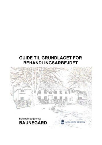 baunegård guide til grundlaget for behandlingsarbejdet
