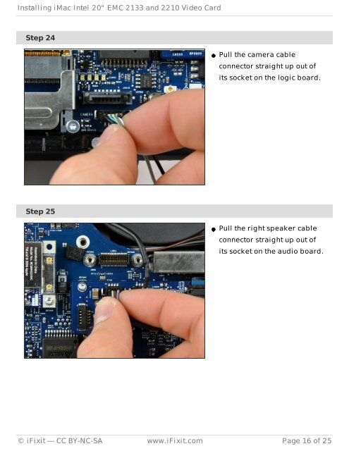 Installing iMac Intel 20" EMC 2133 and 2210 Video Card - iFixit