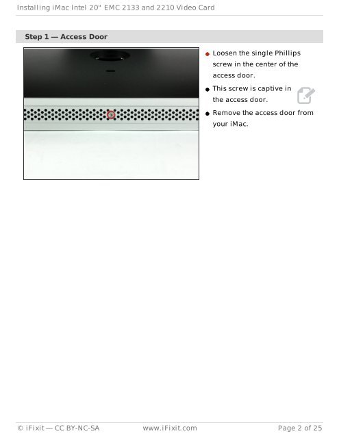 Installing iMac Intel 20" EMC 2133 and 2210 Video Card - iFixit