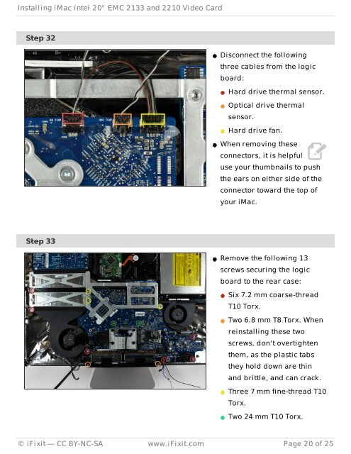 Installing iMac Intel 20" EMC 2133 and 2210 Video Card - iFixit