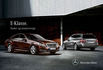 Last ned E-Klasse brosjyren her (pdf) - Mercedes Benz