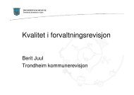 Kvalitet i forvaltningsrevisjon – slik en forvaltningsrevisor ... - NKRF