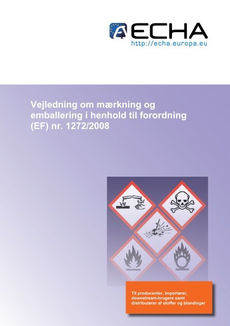 tempereret Besætte Shipwreck Vejledning om mærkning og emballering i henhold ... - ECHA - Europa