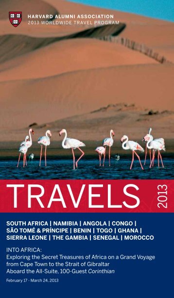 SOUTH AFRICA | NAMIBIA | ANGOLA | CONGO ... - Harvard Alumni