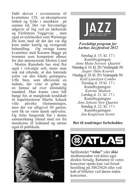 JS blad 02/2012 - Jazzselskabet i Aarhus