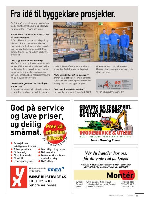 Månedsmagasinet april - Lister Media