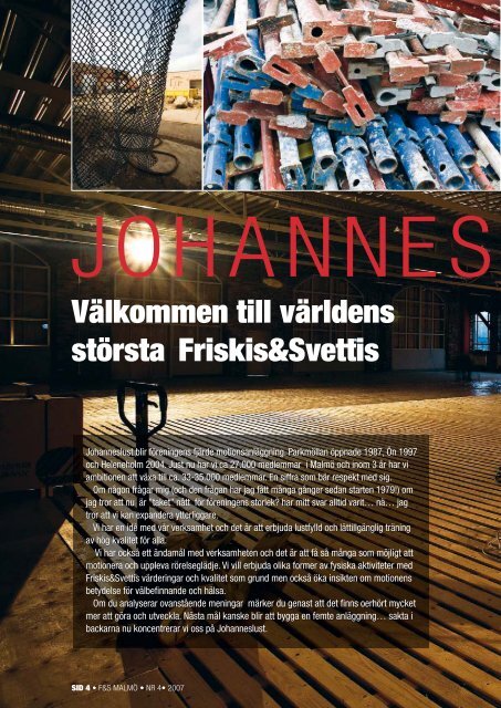 Världens största F&S - Friskis&Svettis Malmö