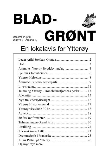 Blad-grønt - Ytterøy