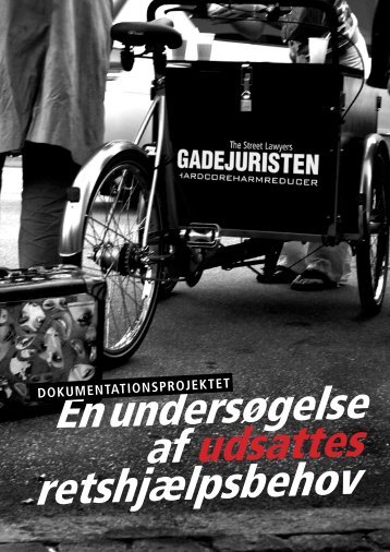 en undersøgelse af udsattes retshjælpsbehov - gadejuristen