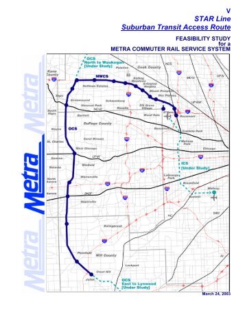 STAR Line Suburban Transit Access Route - Metra Connects