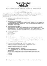 Referat fra bestyrelsesmøde den 20. april 2009. - Vester Skerninge ...