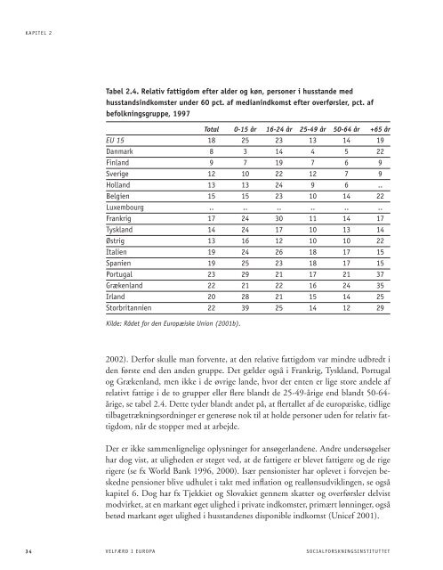 Velfærd i Europa - SFI