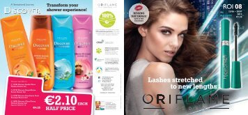 Lashes stretched to new lengths - Oriflame