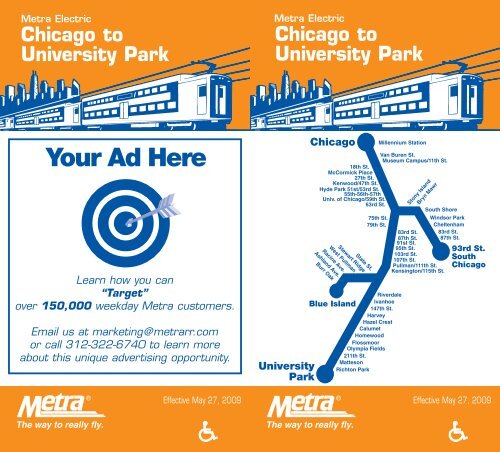ME Schedule pdf Metra