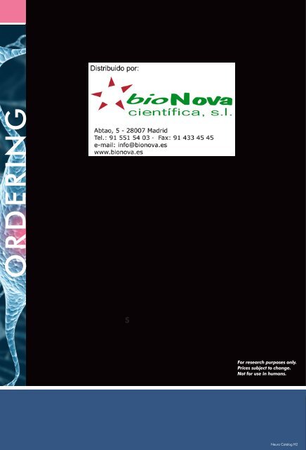 NOVUS BIOLOGICALS ANTIBODIES FOR - BioNova