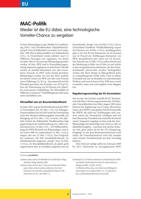 WB_2004-1.pdf - Wuppertal Institut für Klima, Umwelt, Energie