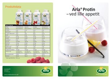 Arla®Protin – ved lille appetit