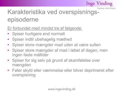 Inge Vinding - Nordjysksundhed.dk